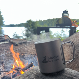 Insulated Titanium Mug w/ Lid