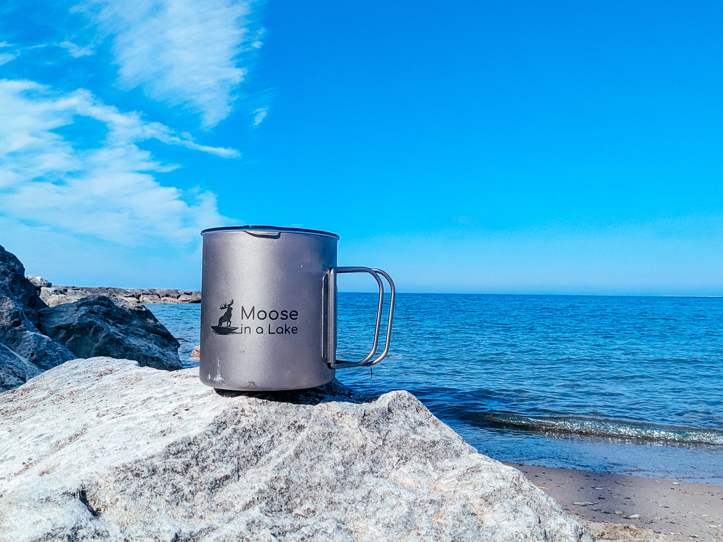 Insulated Titanium Mug w/ Lid