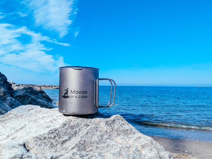 Insulated Titanium Mug w/ Lid